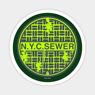 Teenage Mutant Ninja Turtles NYC Sewer Magnet